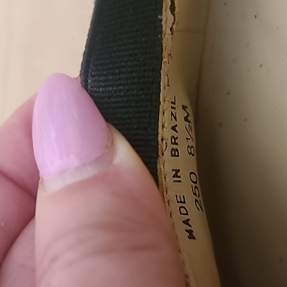 Kate Spade Snakeskin Taffy Studded Ballet Flats Slip-On Size 8.5 - Picture 9 of 9